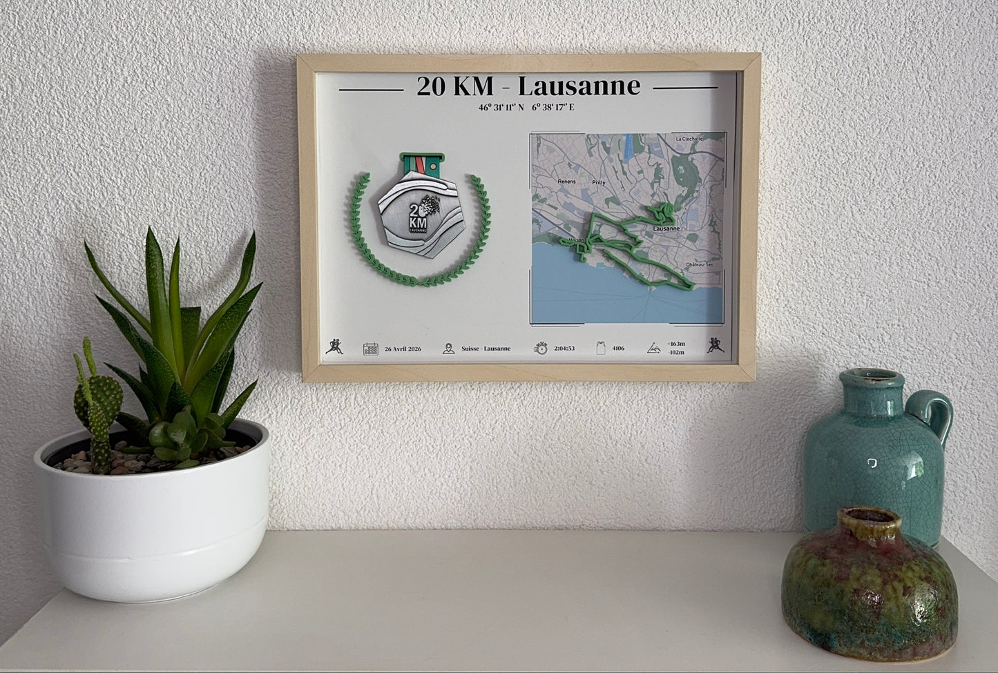 2026 — 20km de Lausanne — Cadre Médaille