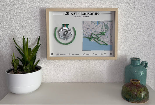 2026 — 20km de Lausanne — Cadre Médaille