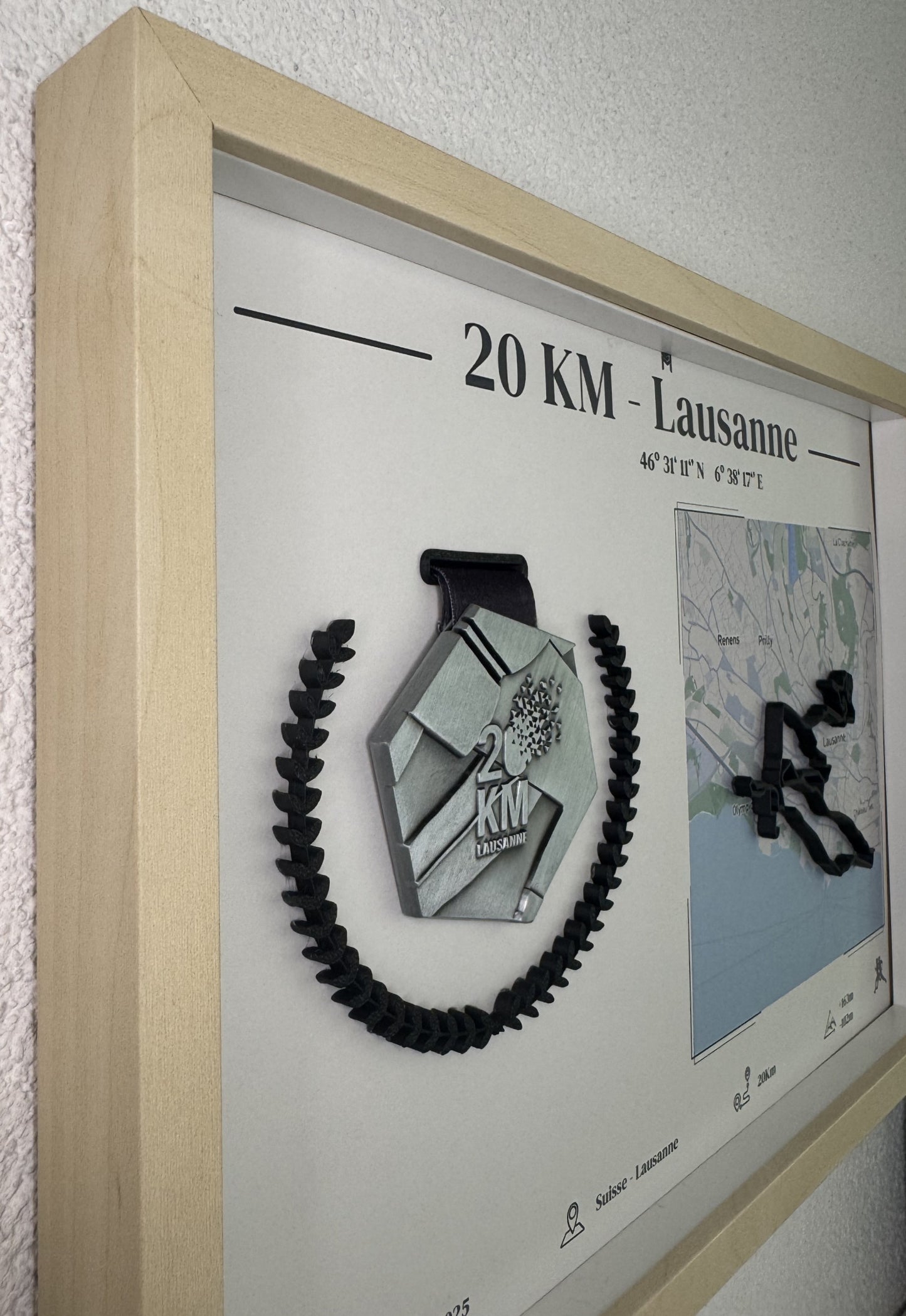 2025 — 20km de Lausanne — Cadre Médaille