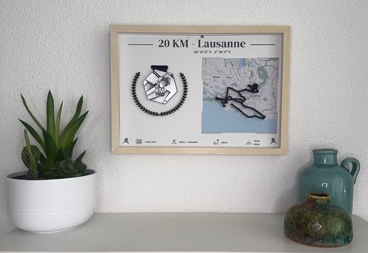 2025 — 20km de Lausanne — Cadre Médaille