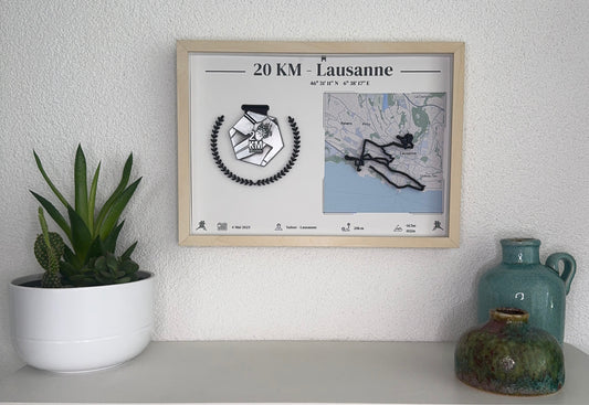 2025 — 20km de Lausanne — Cadre Médaille