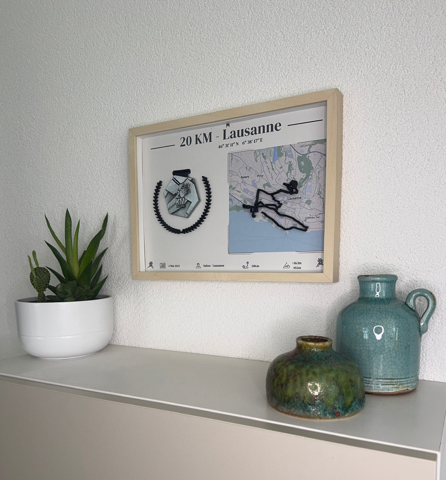 2025 — 20km de Lausanne — Cadre Médaille